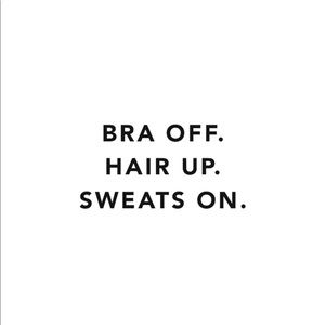 Bras /bralettes and sweats